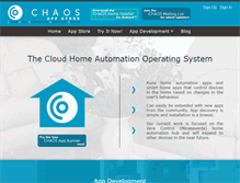 Tablet Screenshot of chaosappstore.com